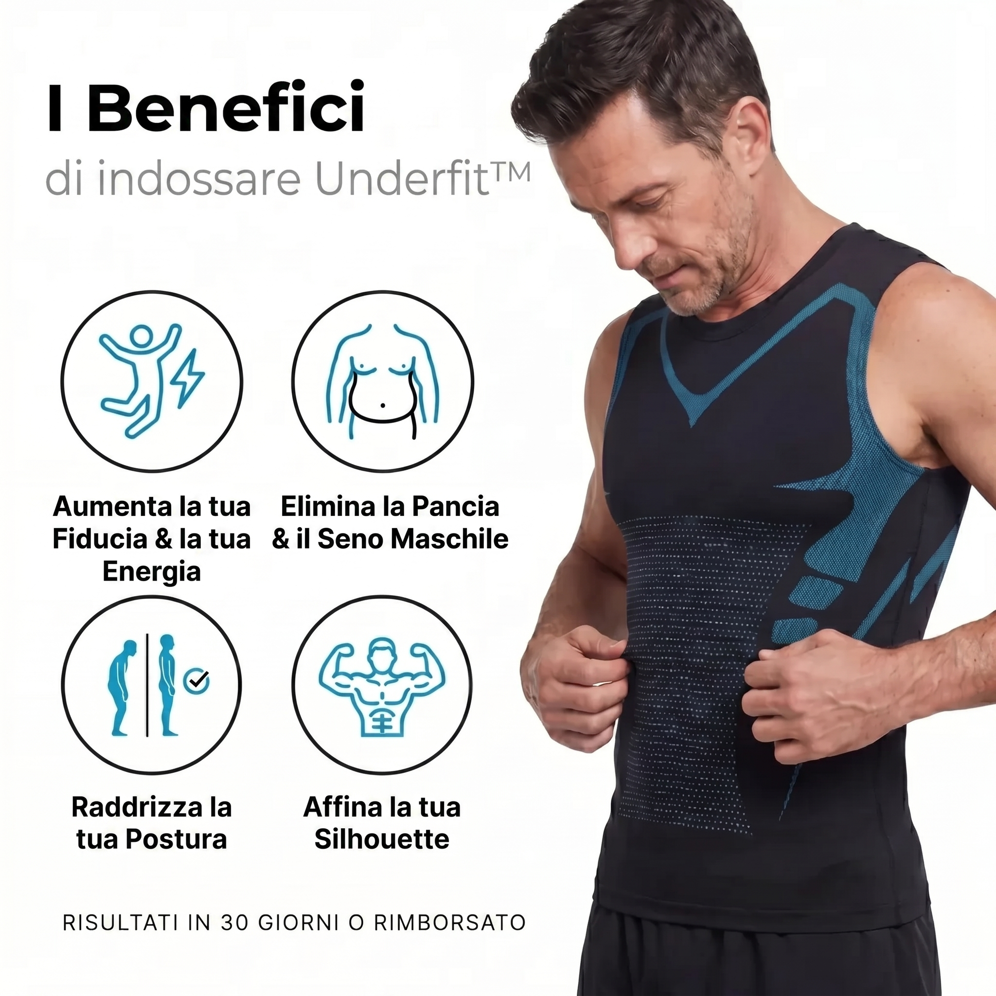 Massefit™ | Canotta compressiva modellante